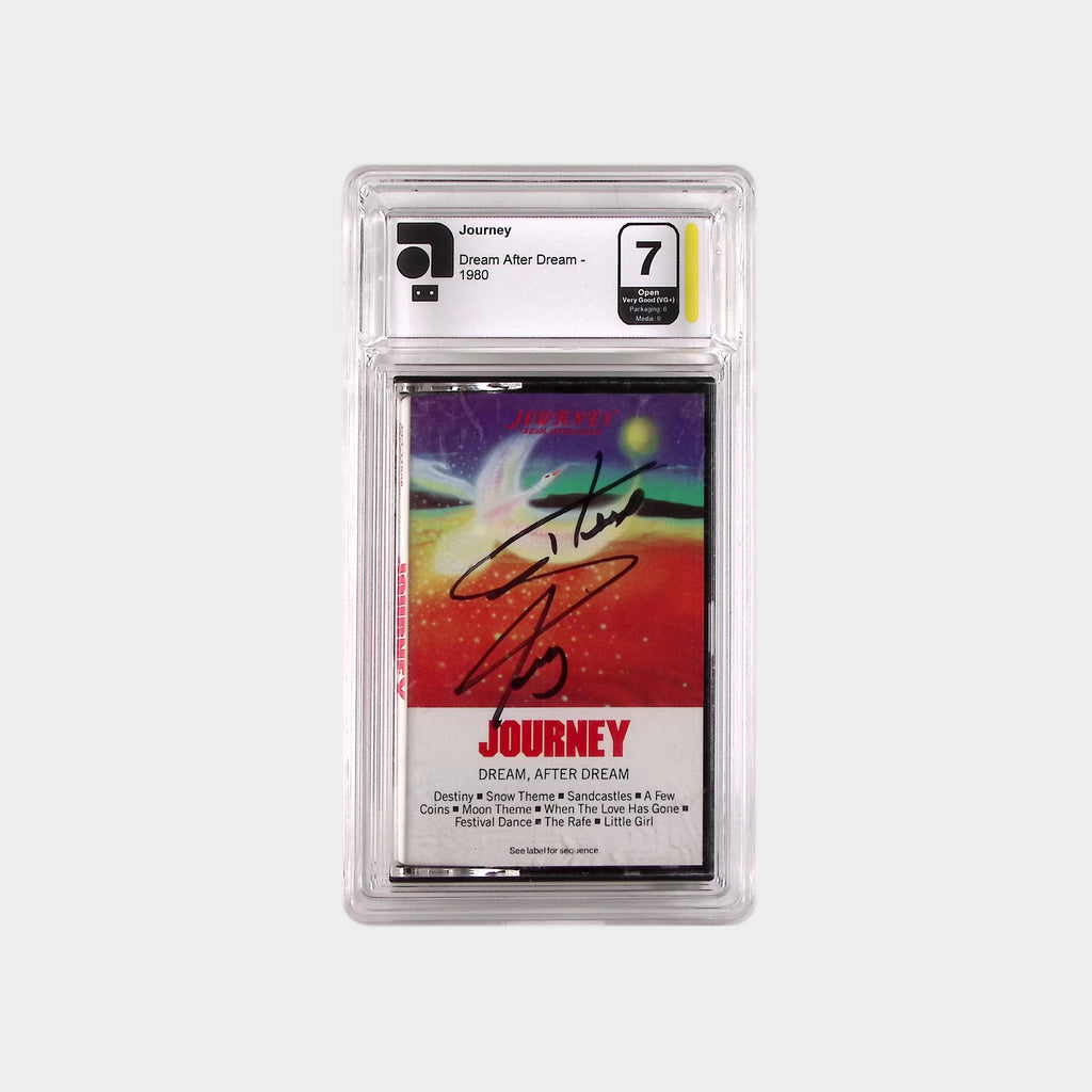 Journey – Dream, After Dream – 1980 Cassette SIGNED by Steve Perry (AMG 50010948)