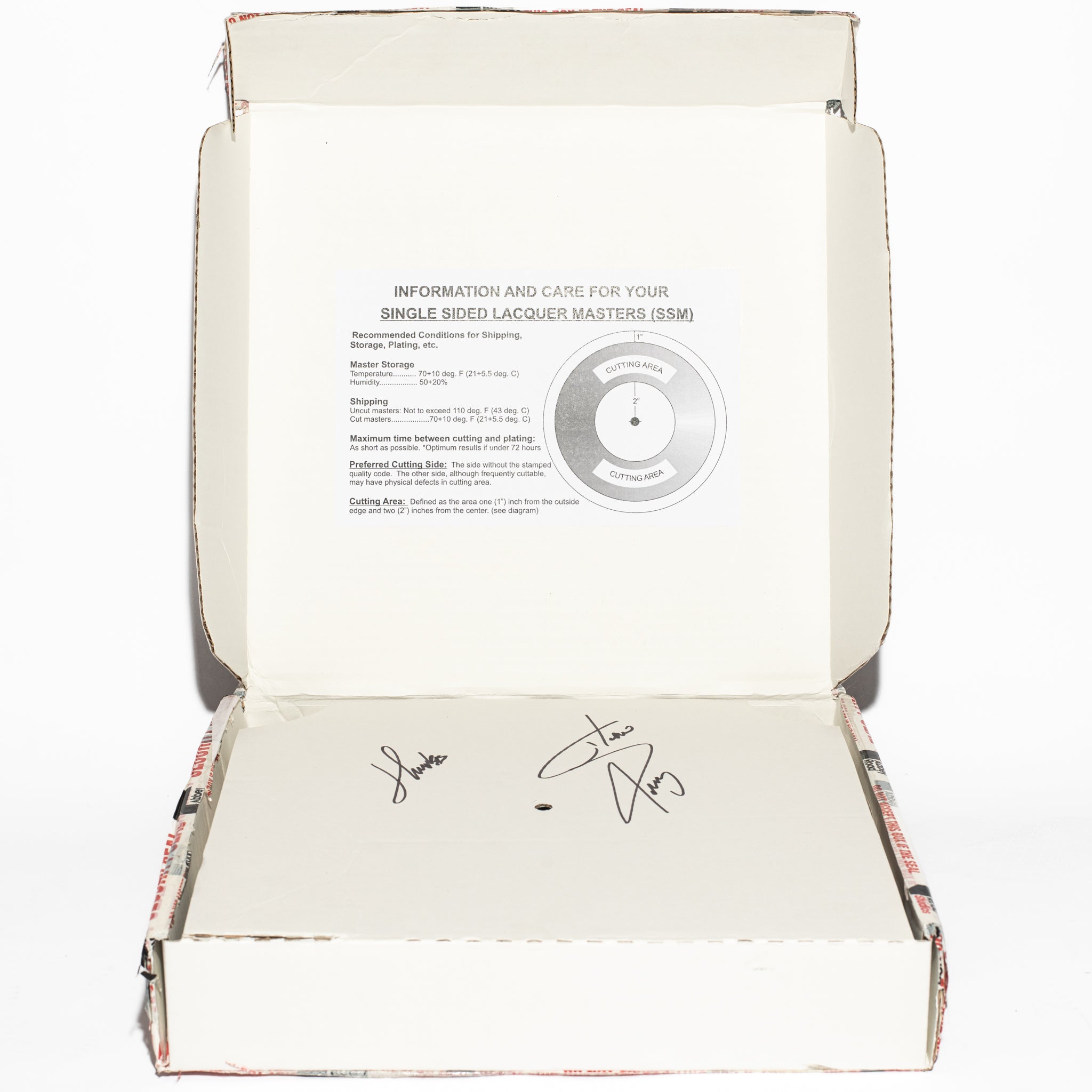 Silver Bells – 2019 Abbey Road Acetate Test Pressing SIGNED by Steve Perry