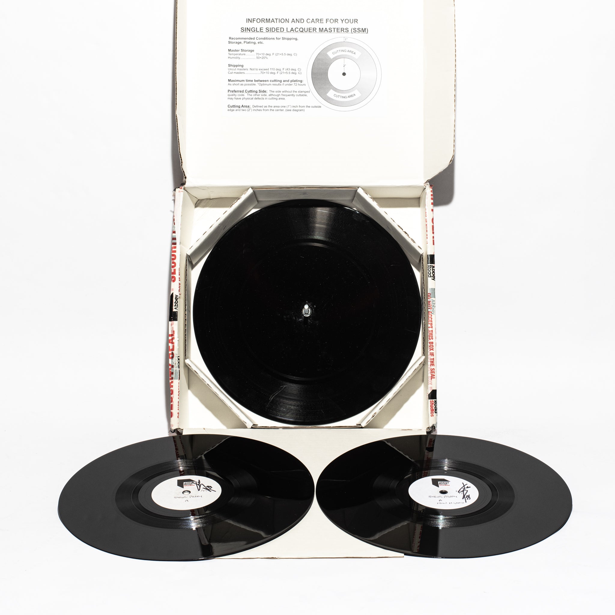 Silver Bells – 2019 Abbey Road Acetate Test Pressing SIGNED by Steve Perry