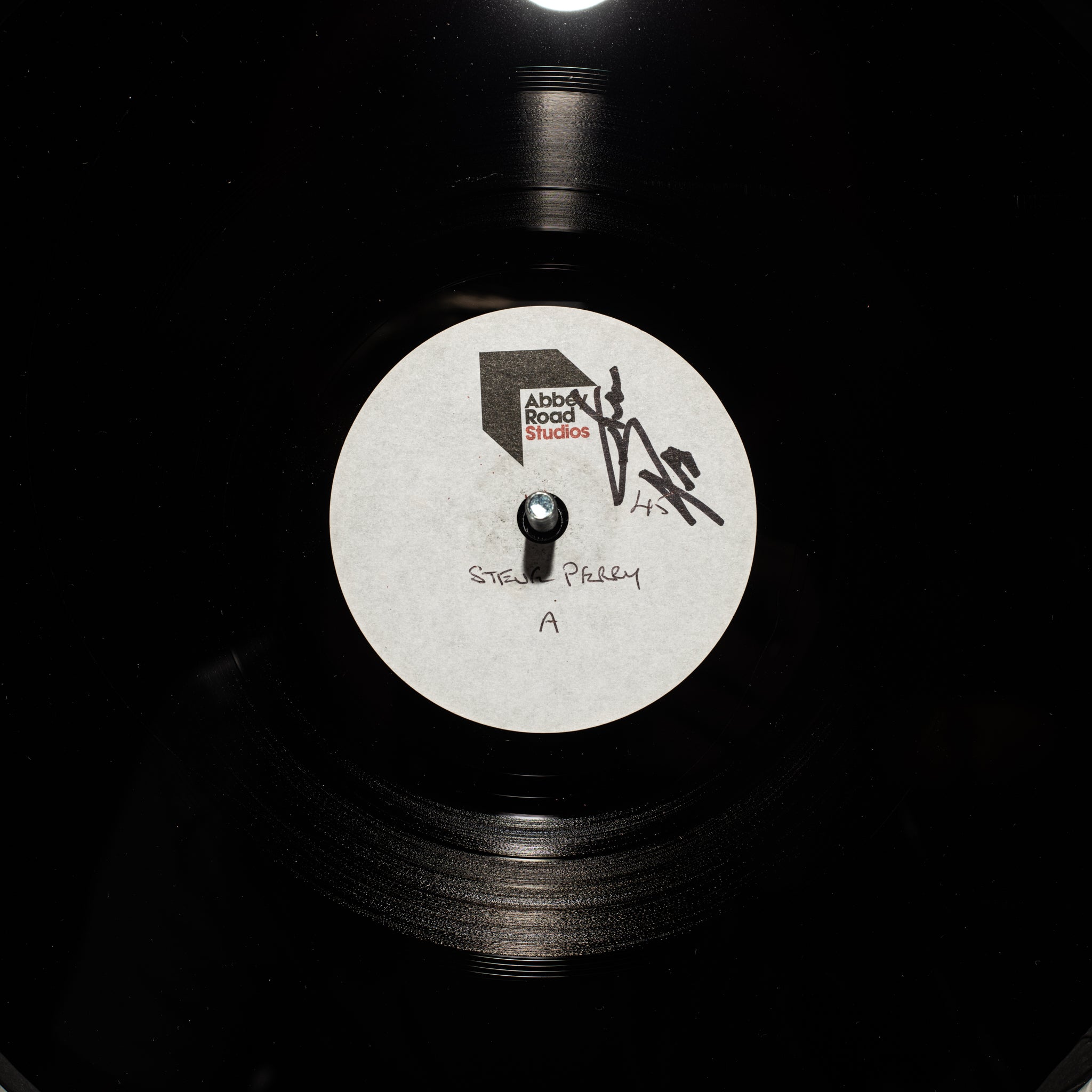 Silver Bells – 2019 Abbey Road Acetate Test Pressing SIGNED by Steve Perry