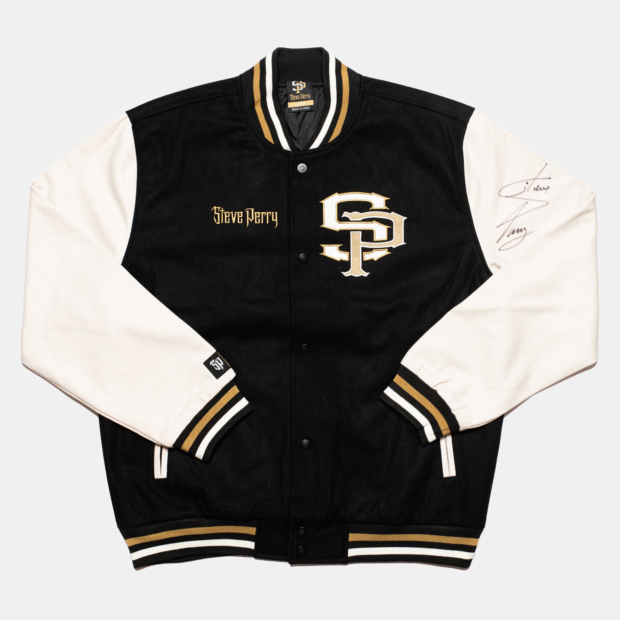 Official Steve Perry Field Gear Baseball Jacket – Size Large – SIGNED by Steve Perry