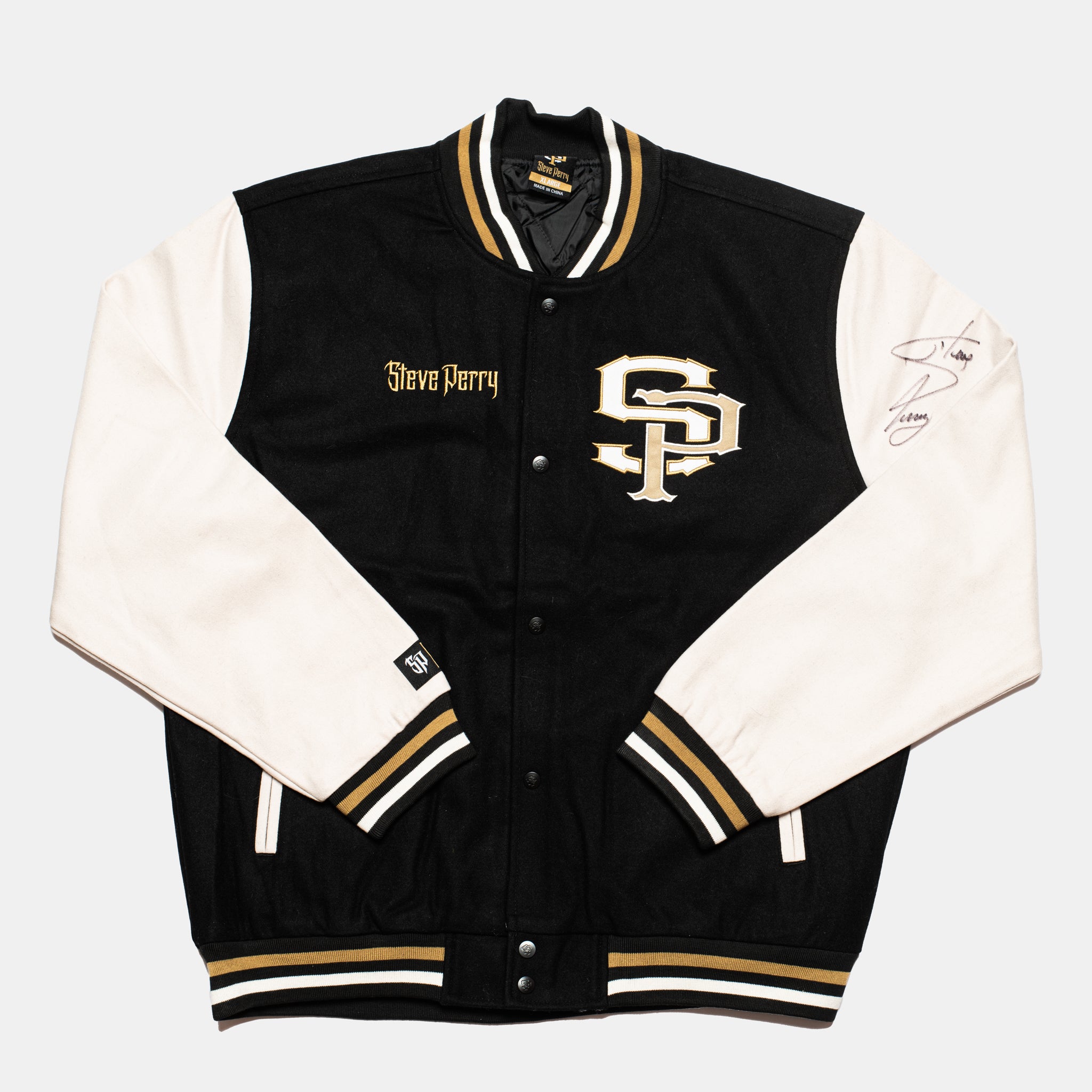 Official Steve Perry Field Gear Baseball Jacket – Size XL – SIGNED by Steve Perry