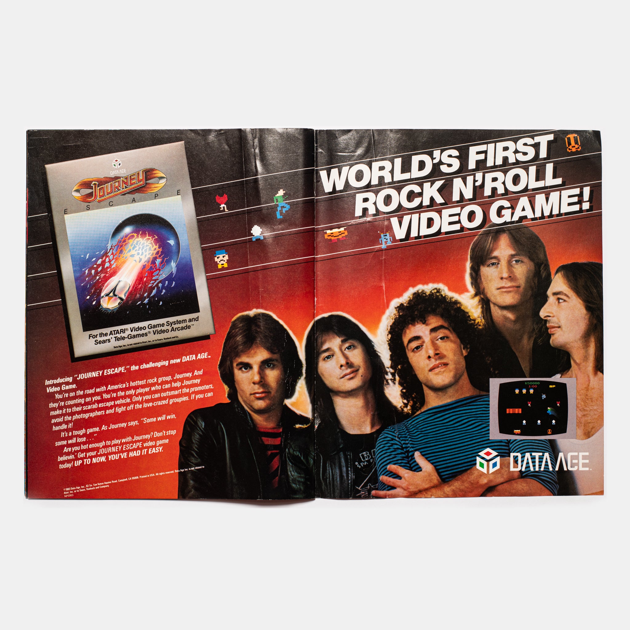 Journey – Frontiers 1983 Tour Programme – SIGNED by Steve Perry