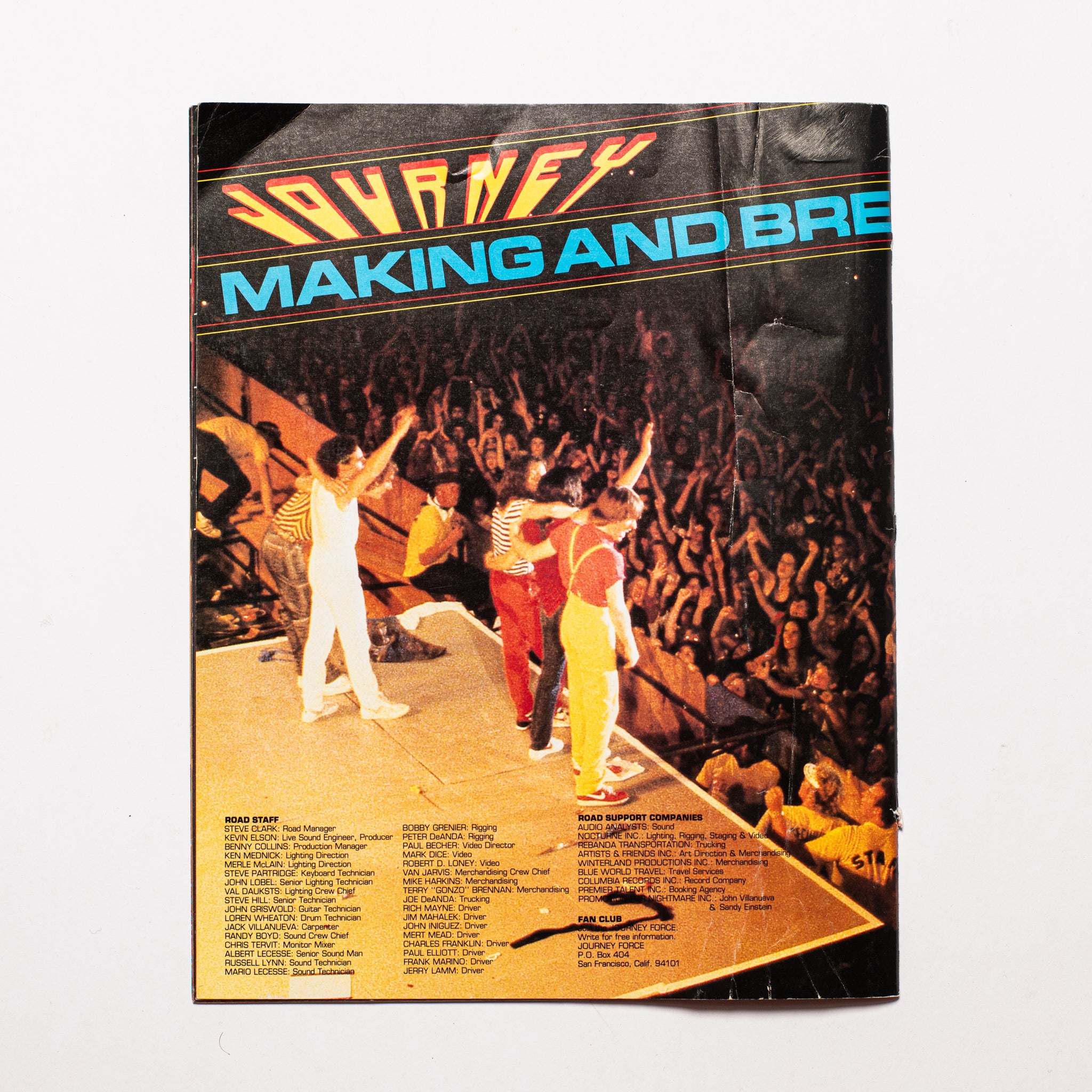 Journey – Frontiers 1983 Tour Programme – SIGNED by Steve Perry