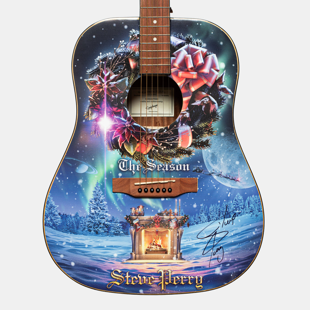 Exclusive Epiphone “The Season” Acoustic Guitar – SIGNED by Steve Perry