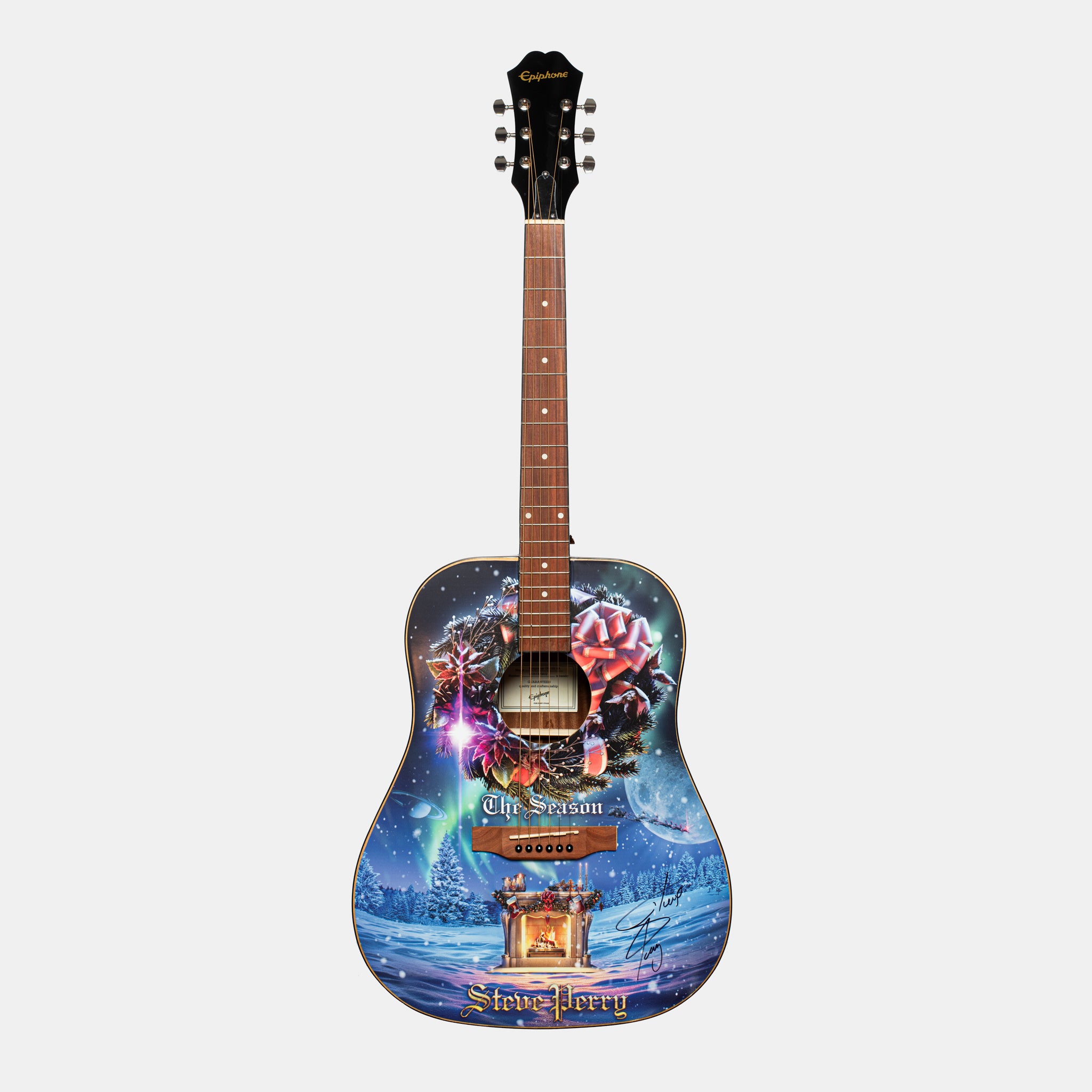 Exclusive Epiphone “The Season” Acoustic Guitar – SIGNED by Steve Perry