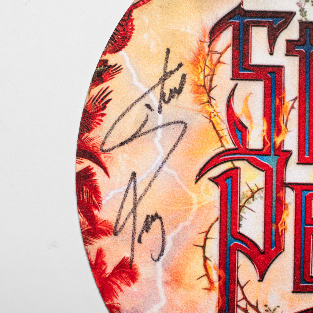 Traces – 2018 Promotional Turntable Slip Mat – SIGNED by Steve Perry – Lot 1