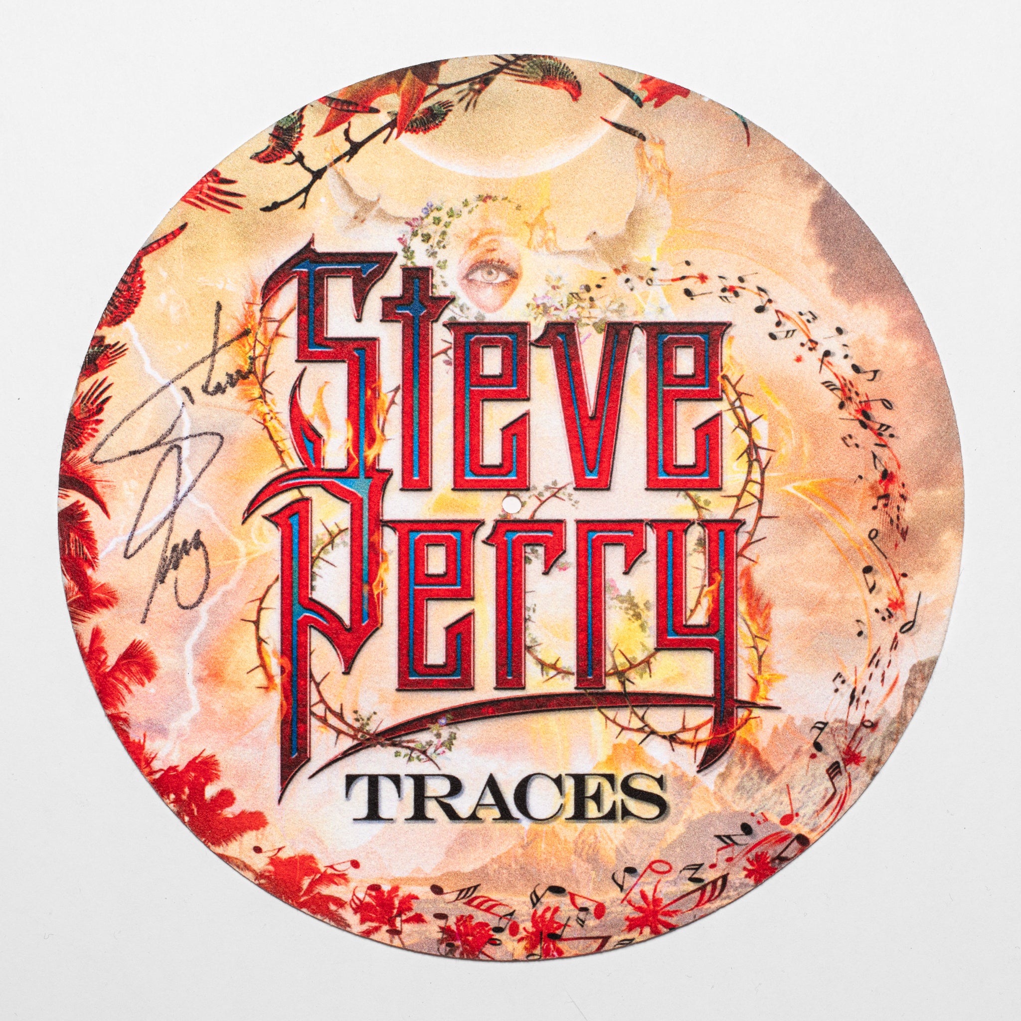 Traces – 2018 Promotional Turntable Slip Mat – SIGNED by Steve Perry – Lot 2