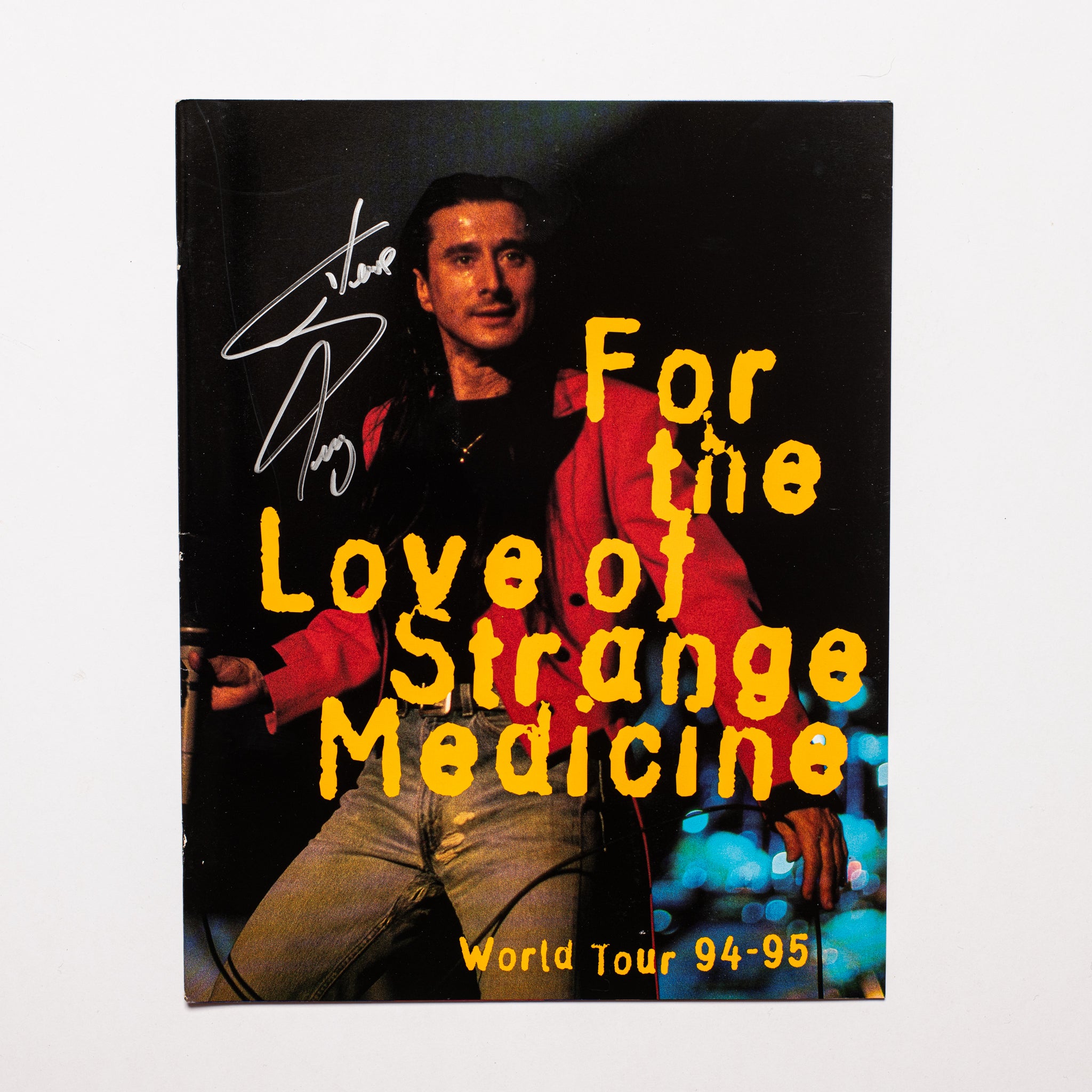 For The Love Of Strange Medicine 1994-1995 Tour Programme – SIGNED by Steve Perry – Lot 1