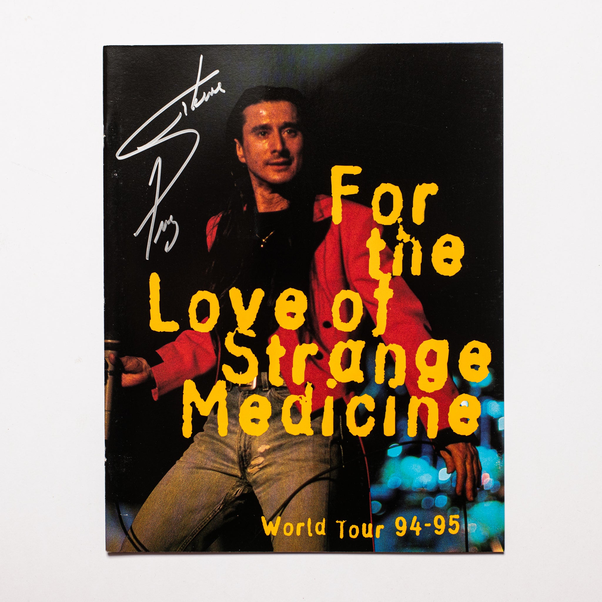 For The Love Of Strange Medicine 1994-1995 Tour Programme – SIGNED by Steve Perry – Lot 2
