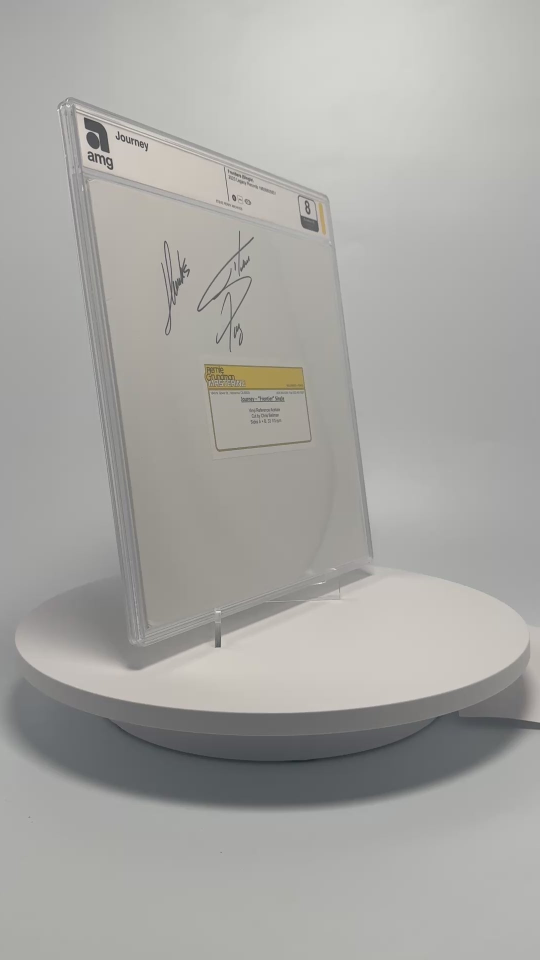 Journey - Frontiers (Single) - SIGNED Vinyl Test Pressing (AMG 50006170)