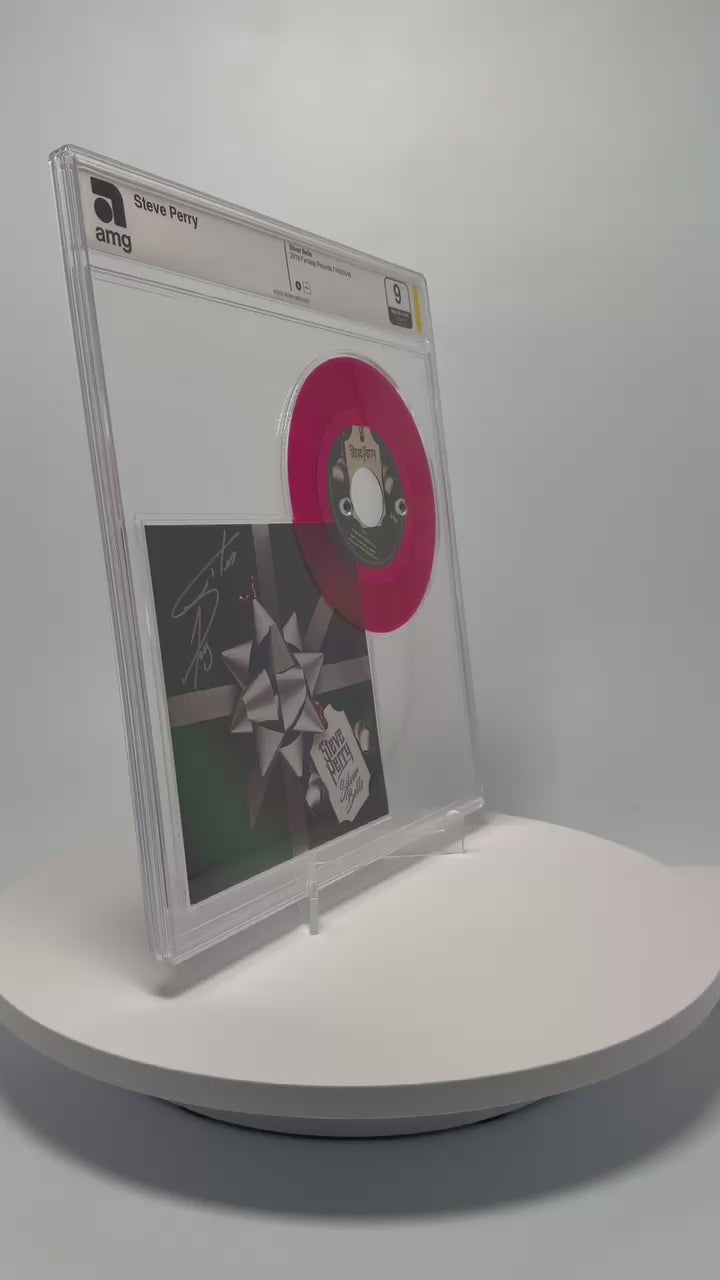 Silver Bells – 2019 7” Red Vinyl Single SIGNED by Steve Perry (AMG 50010961)