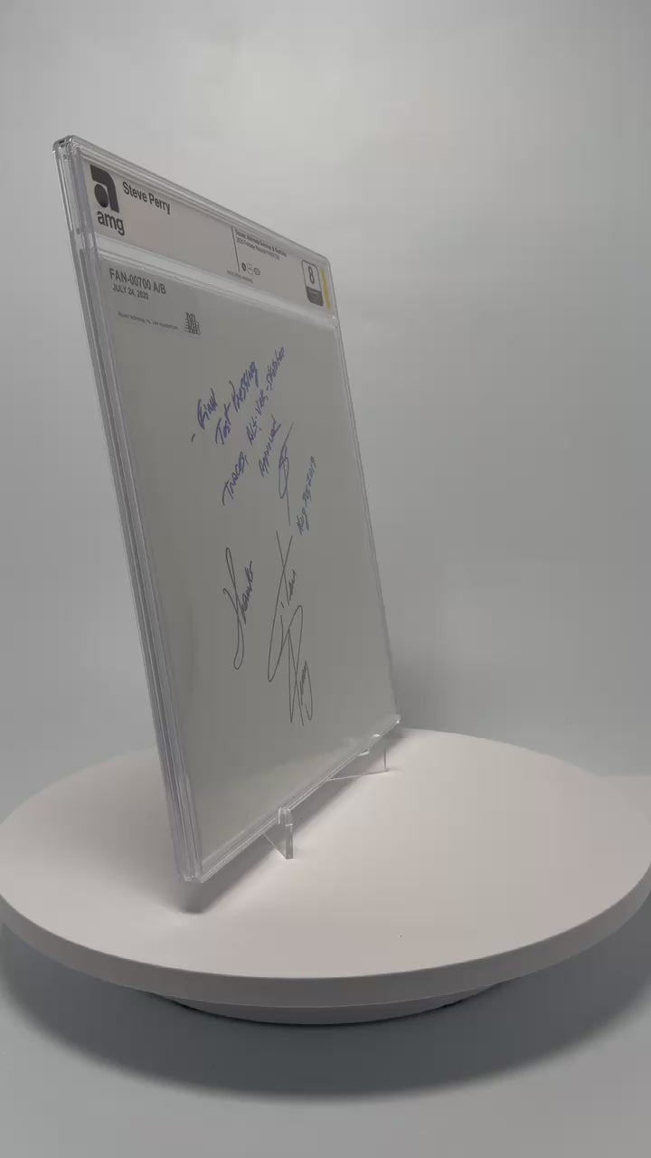 Traces: Alternate Versions & Sketches – 2020 RTI Test Pressing SIGNED by Steve Perry (AMG 50011031)