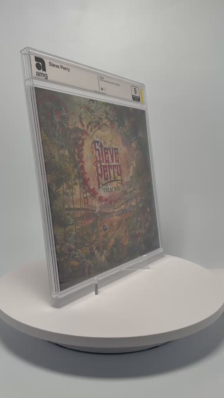 Traces – 2018 Deluxe 2LP Vinyl Album SIGNED by Steve Perry (AMG 50011191)