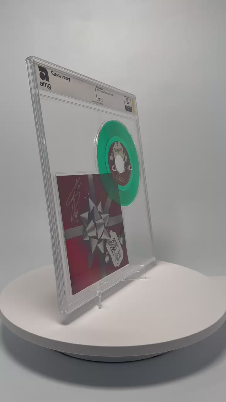 Silver Bells – 2019 7” Green Vinyl Single SIGNED by Steve Perry (AMG 50010959)
