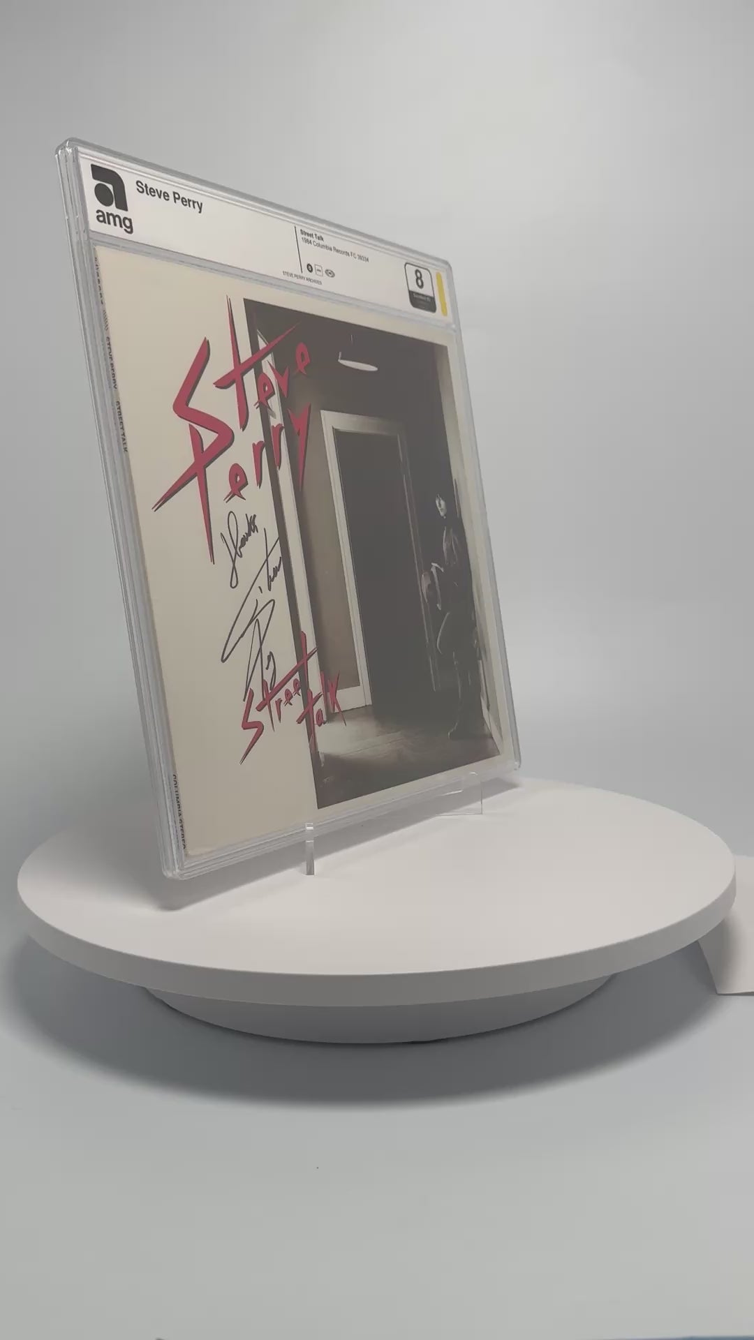 Steve Perry – Street Talk - SIGNED Vinyl (AMG 50006060)