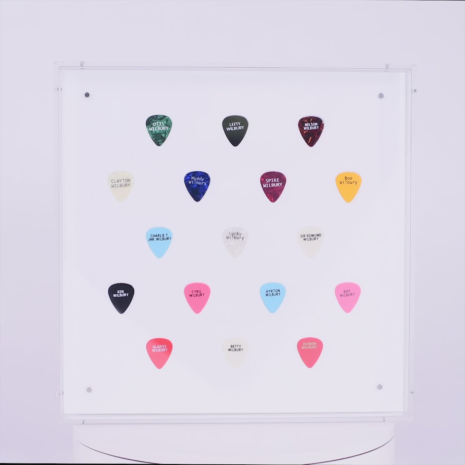 Traveling Wilburys Original Pick Set - Deluxe Set of 17 x Plectrums