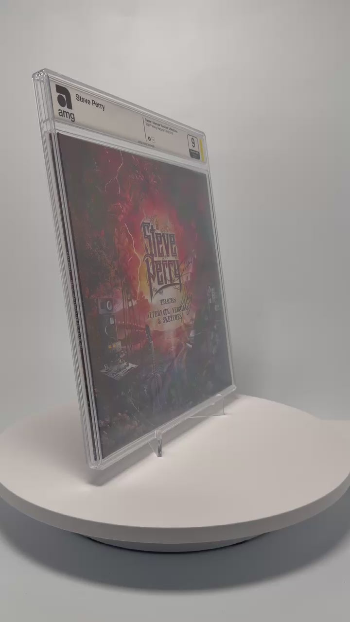 Traces: Alternate Versions & Sketches – 2020 2LP Color Vinyl Album SIGNED by Steve Perry (AMG 50011194)