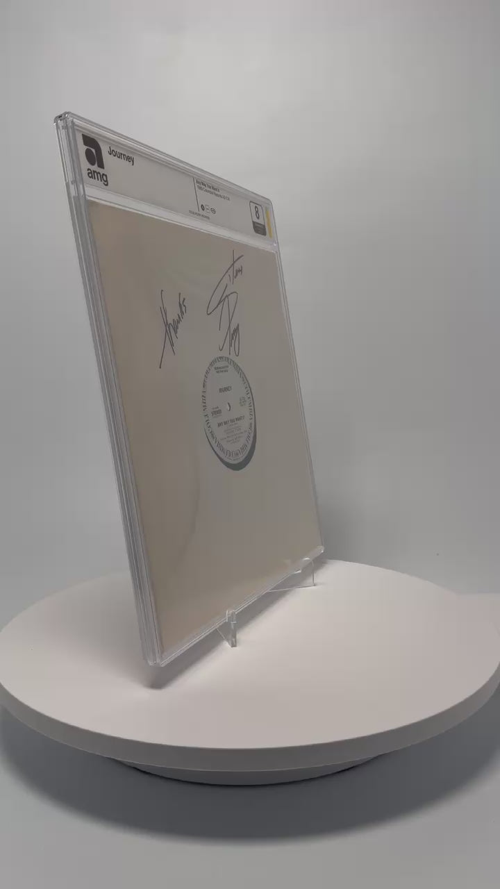 Journey – Any Way You Want It – 1980 Promo 12” Single SIGNED by Steve Perry (AMG 50011020)