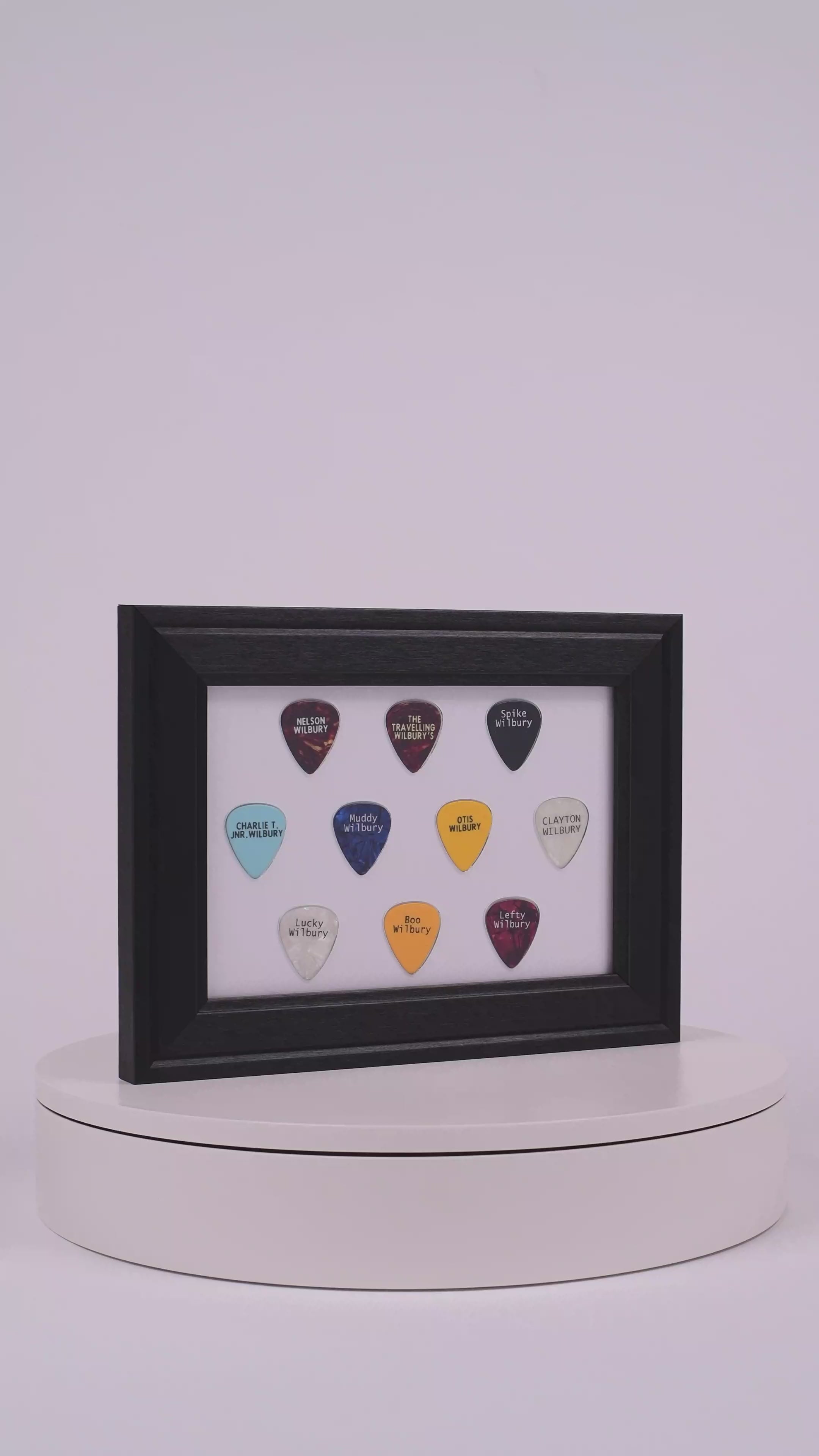 Traveling Wilburys Original Pick Set - Complete Set of 10 x Plectrums - Lot 2