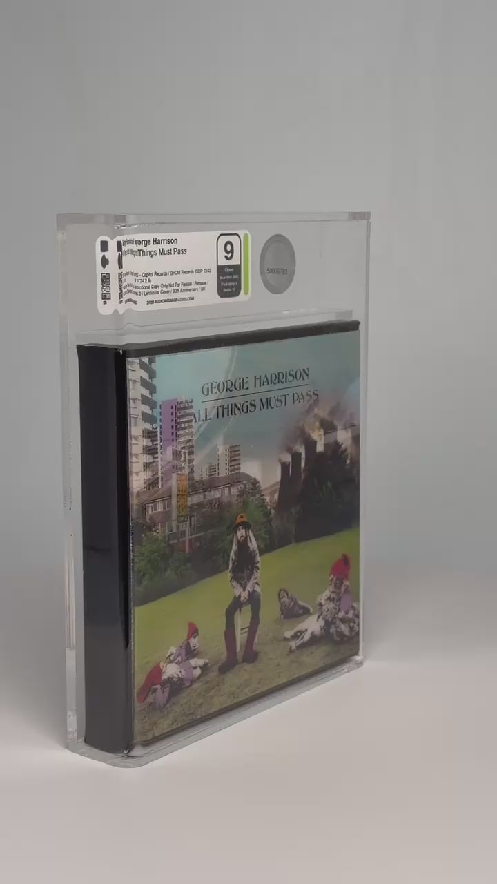 All Things Must Pass (2001) - 30th Anniversary UK Lenticular Artwork Promo CD (AMG 50009783)