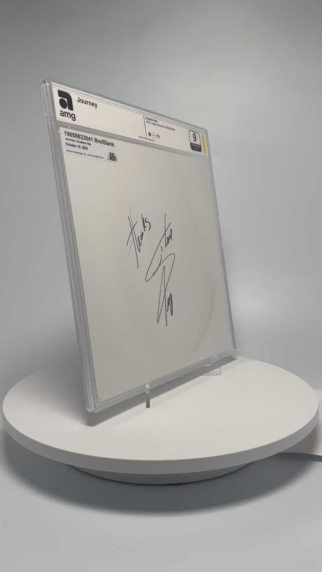 Journey – Greatest Hits - SIGNED Vinyl Test Pressing (AMG 50006183)