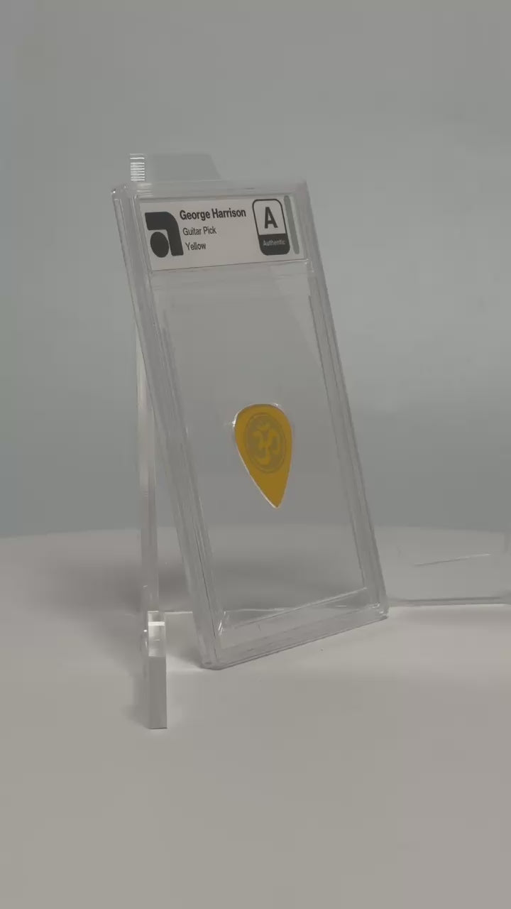 George Harrison Original Guitar Pick - Yellow Color (AMG 50009918)