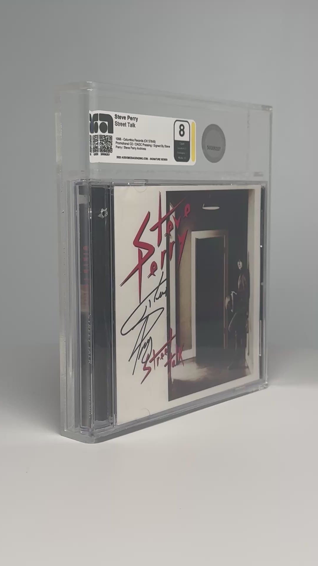 Steve Perry - Street Talk - SIGNED CD (AMG 50006207) – Darkives