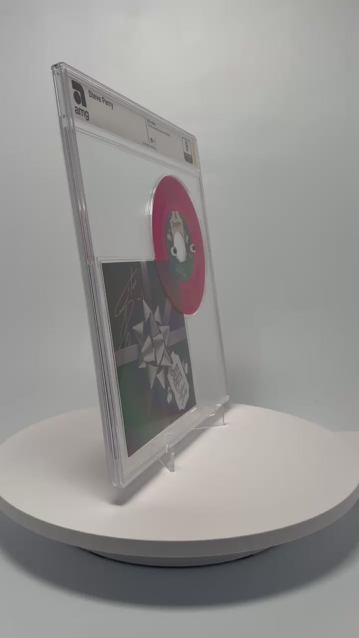 Silver Bells – 2019 7” Red Vinyl Single SIGNED by Steve Perry (AMG 50010962)