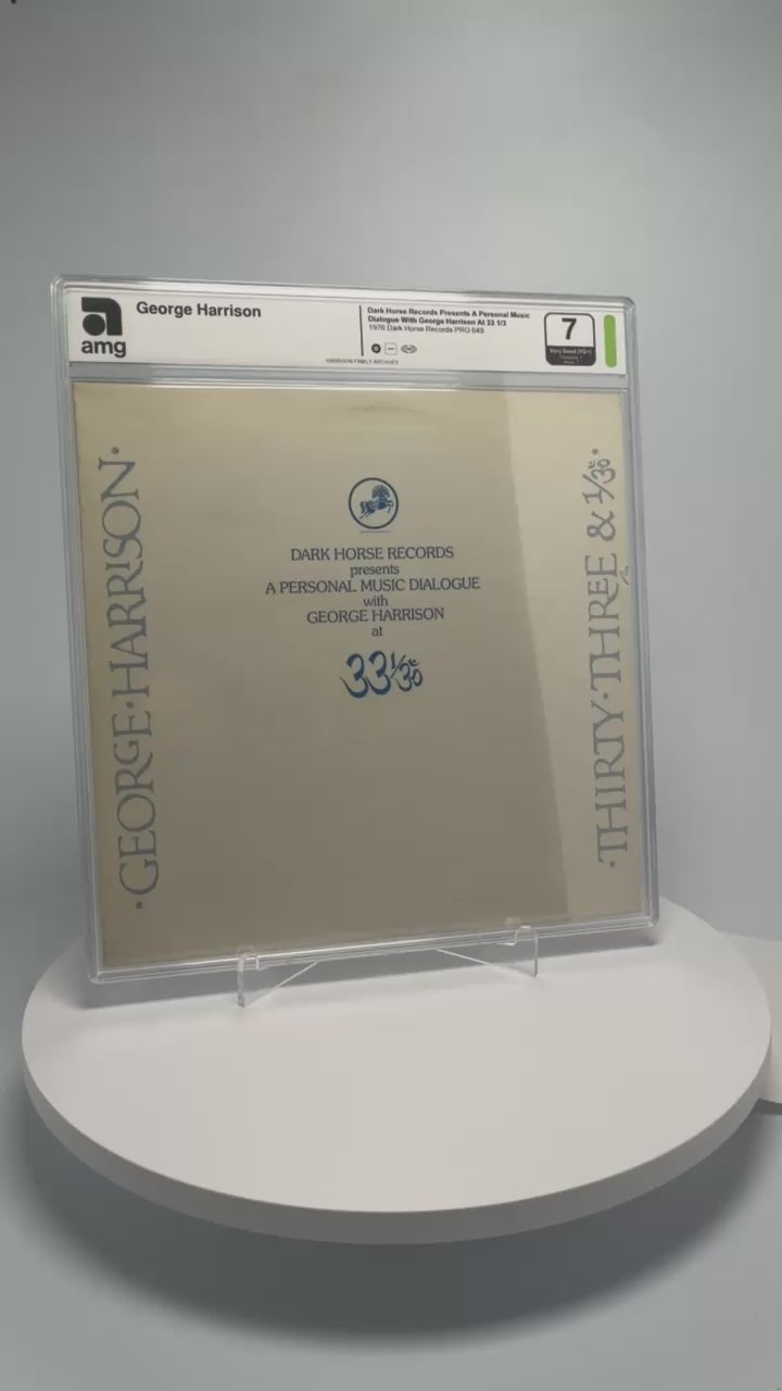 Dark Horse Records Presents A Personal Music Dialogue with George Harrison at 33 1/3 (1976) – Original Pressing (AMG 50009749)
