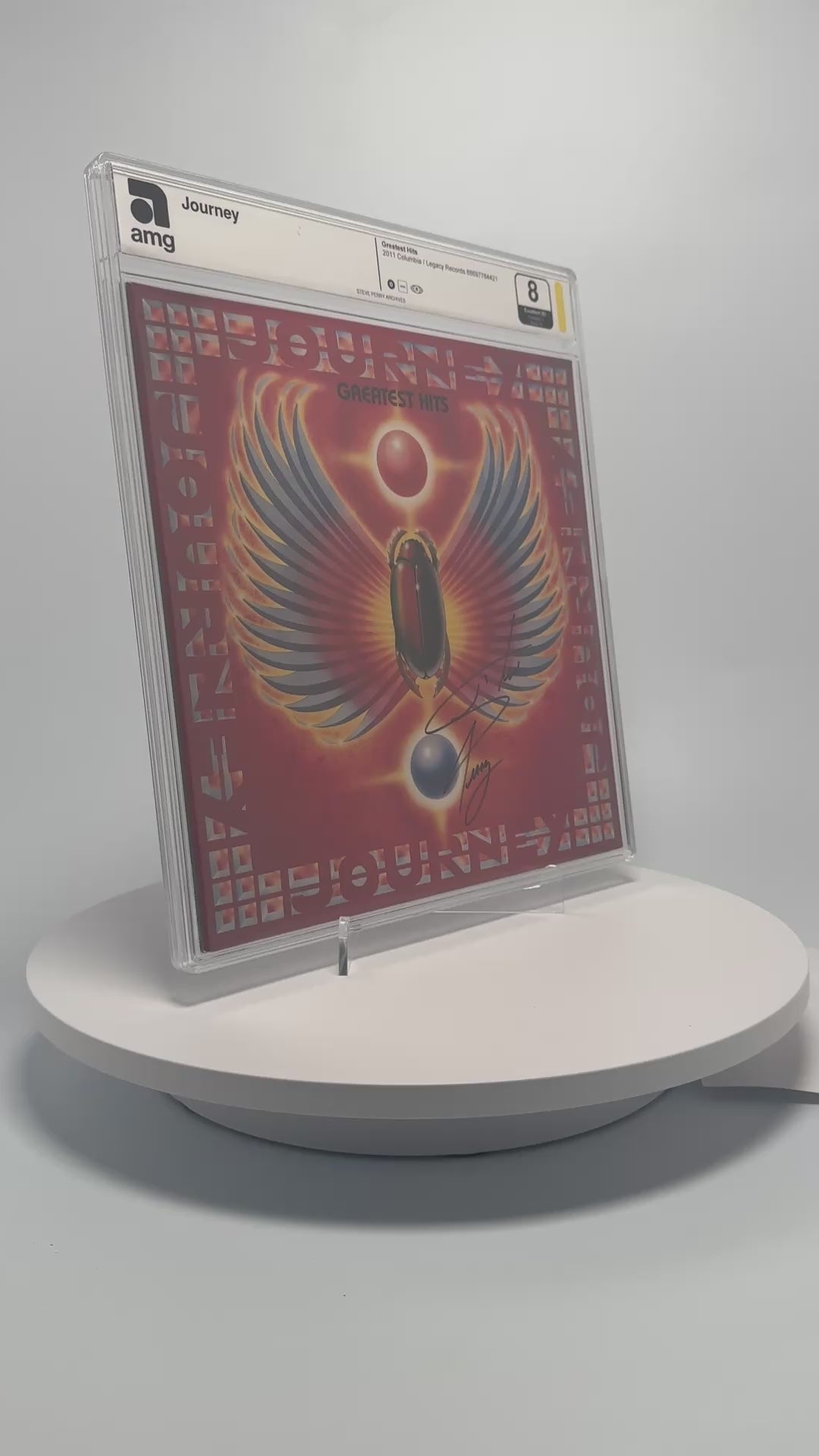 Journey - Greatest Hits - SIGNED Vinyl (AMG 50006221) – Darkives