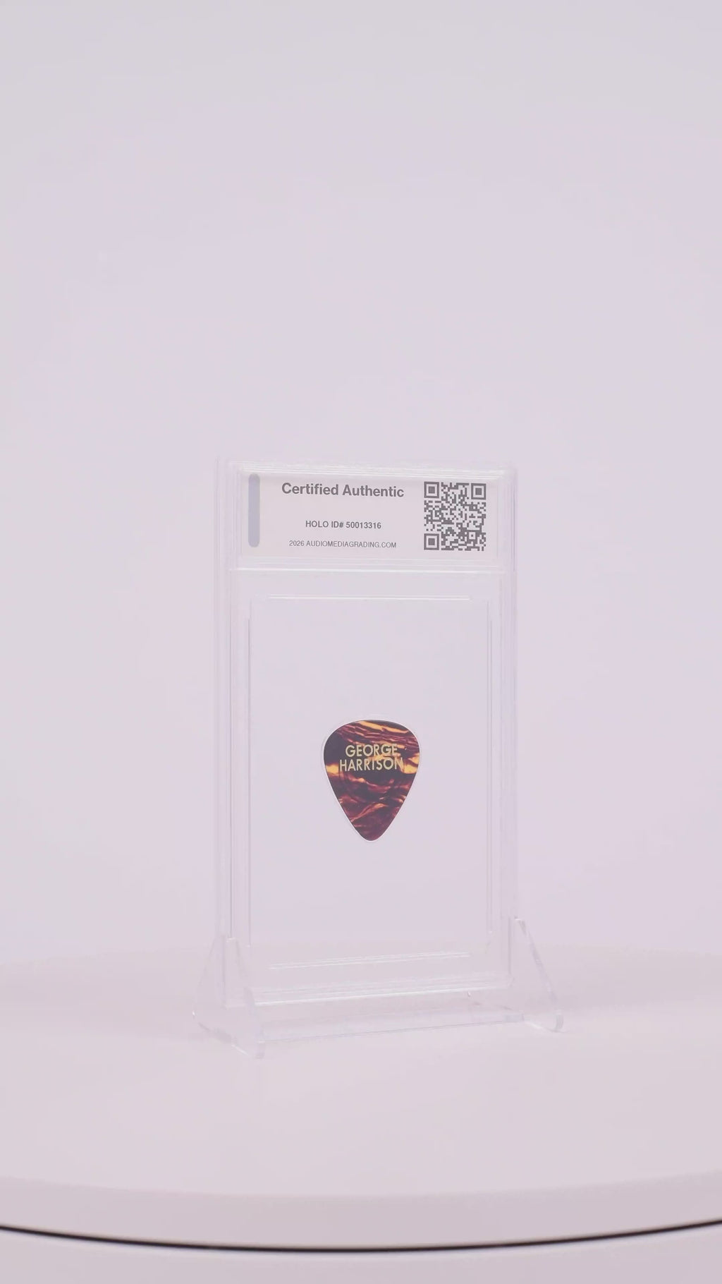 George Harrison Original Guitar Pick - Tortoiseshell Color (AMG 50013316)