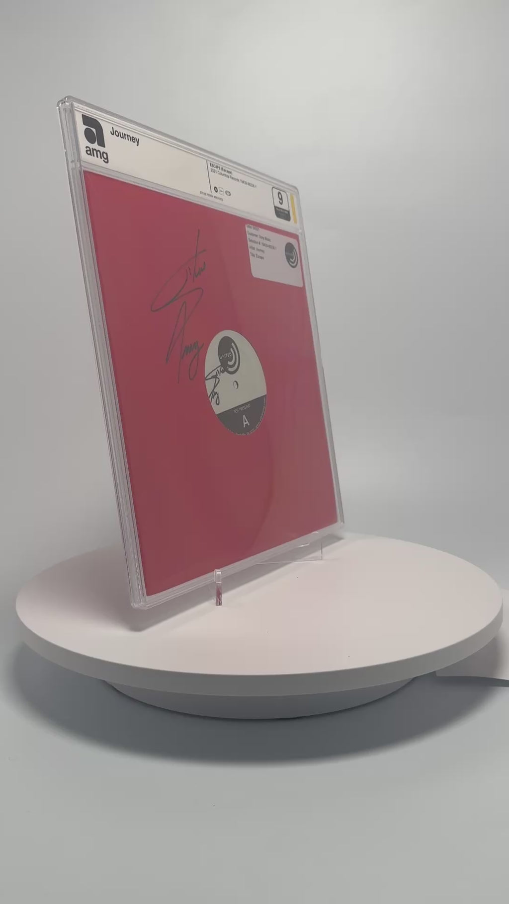 Journey - E5C4P3 (Escape) - SIGNED Vinyl Test Pressing (AMG 50006175)